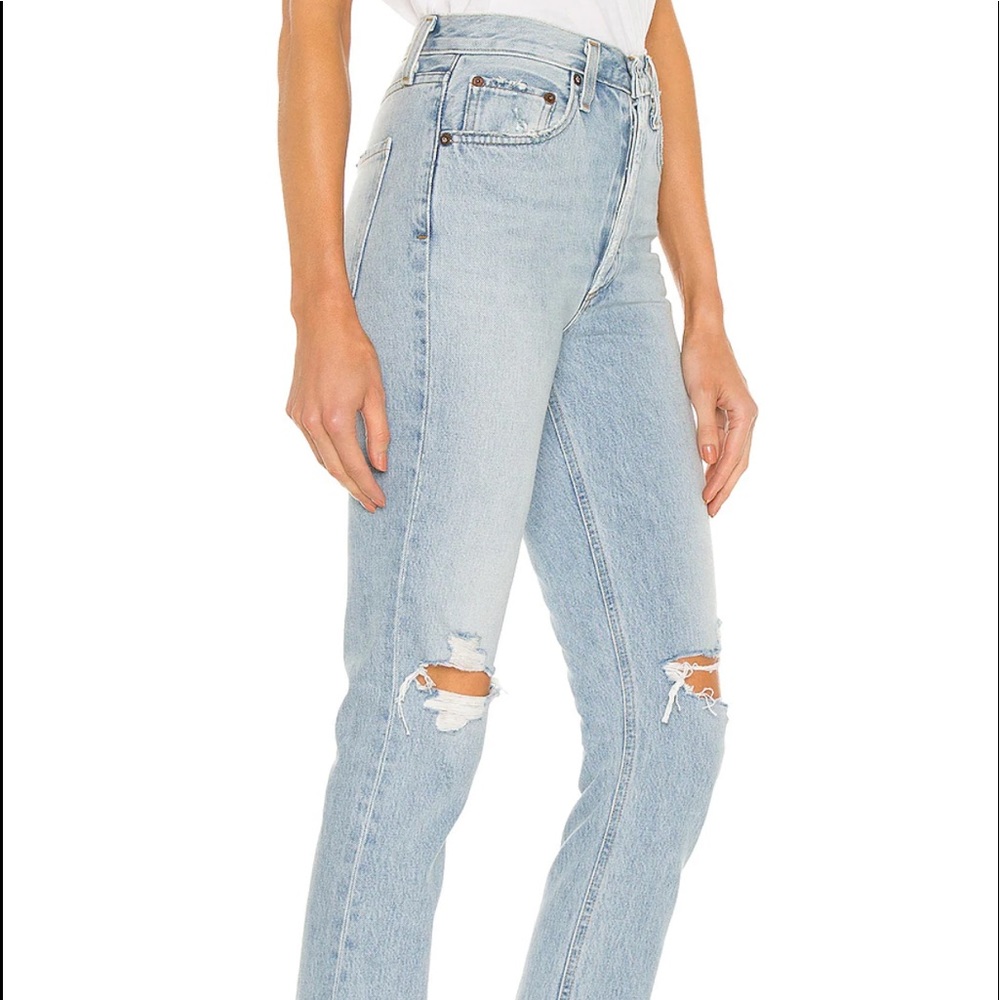 AGOLDE Riley High Rise Straight Crop Jean - Picture 2 of 9